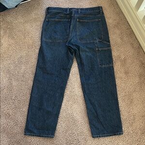 Madewell Indigo Relaxed Straight Jeans